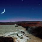 Gulfoss by night