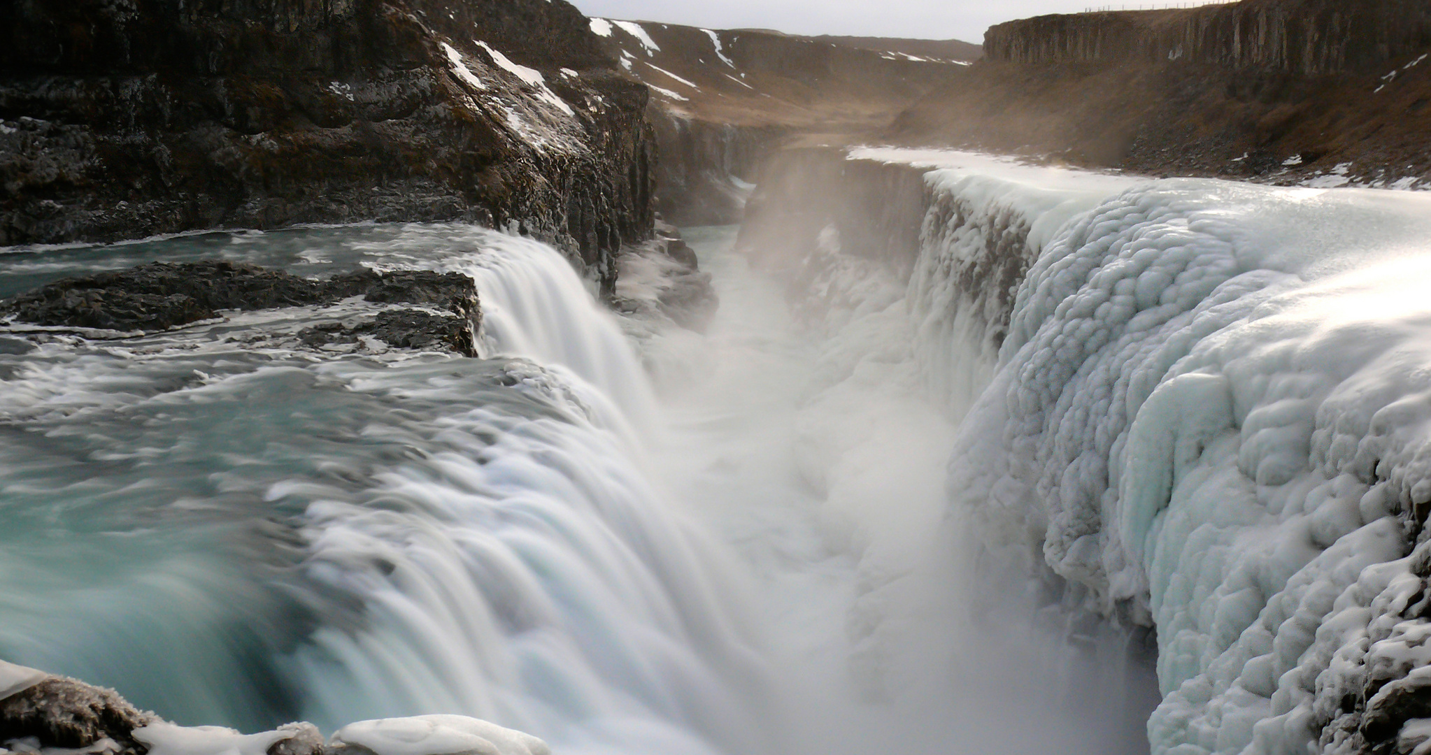 Gulfoss im Winter