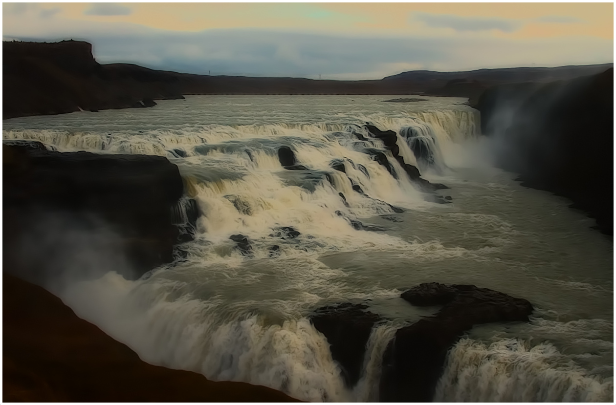 Gulfoss-Wasserfall