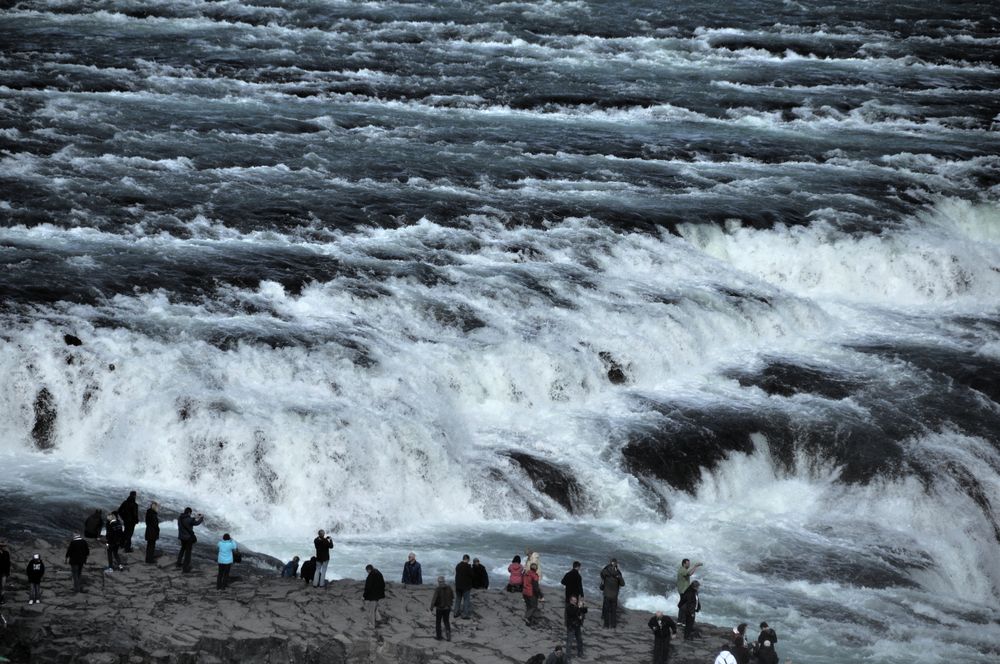 Gulfoss-Wasserfall auf Island von Klaus Davidsen 