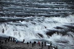 Gulfoss-Wasserfall auf Island