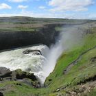 Gulfoss Wasserfall - der untere Teil 