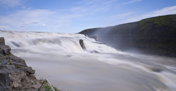 Gulfoss Wasserfall in Island