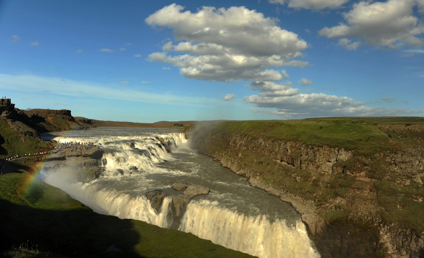 Gulfoss Wasserfall Island