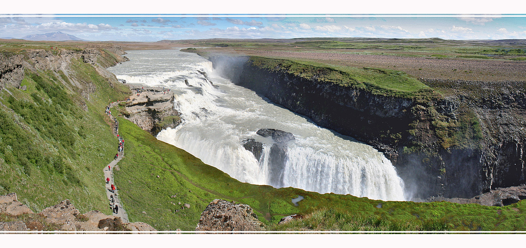 Gullfoss, der goldene Fall