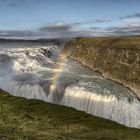 Gullfoss, der goldene Wasserfall