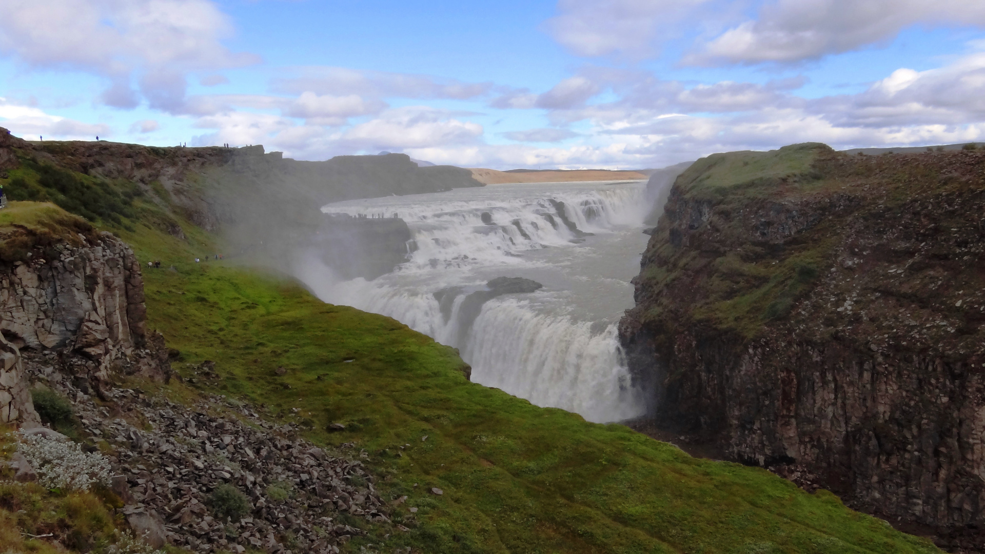 Gullfoss - der goldene Wasserfall