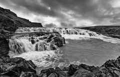 Gullfoss - die "kleine" Stufe