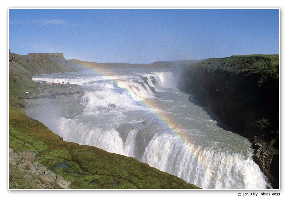 Gullfoss / goldener Wasserfall