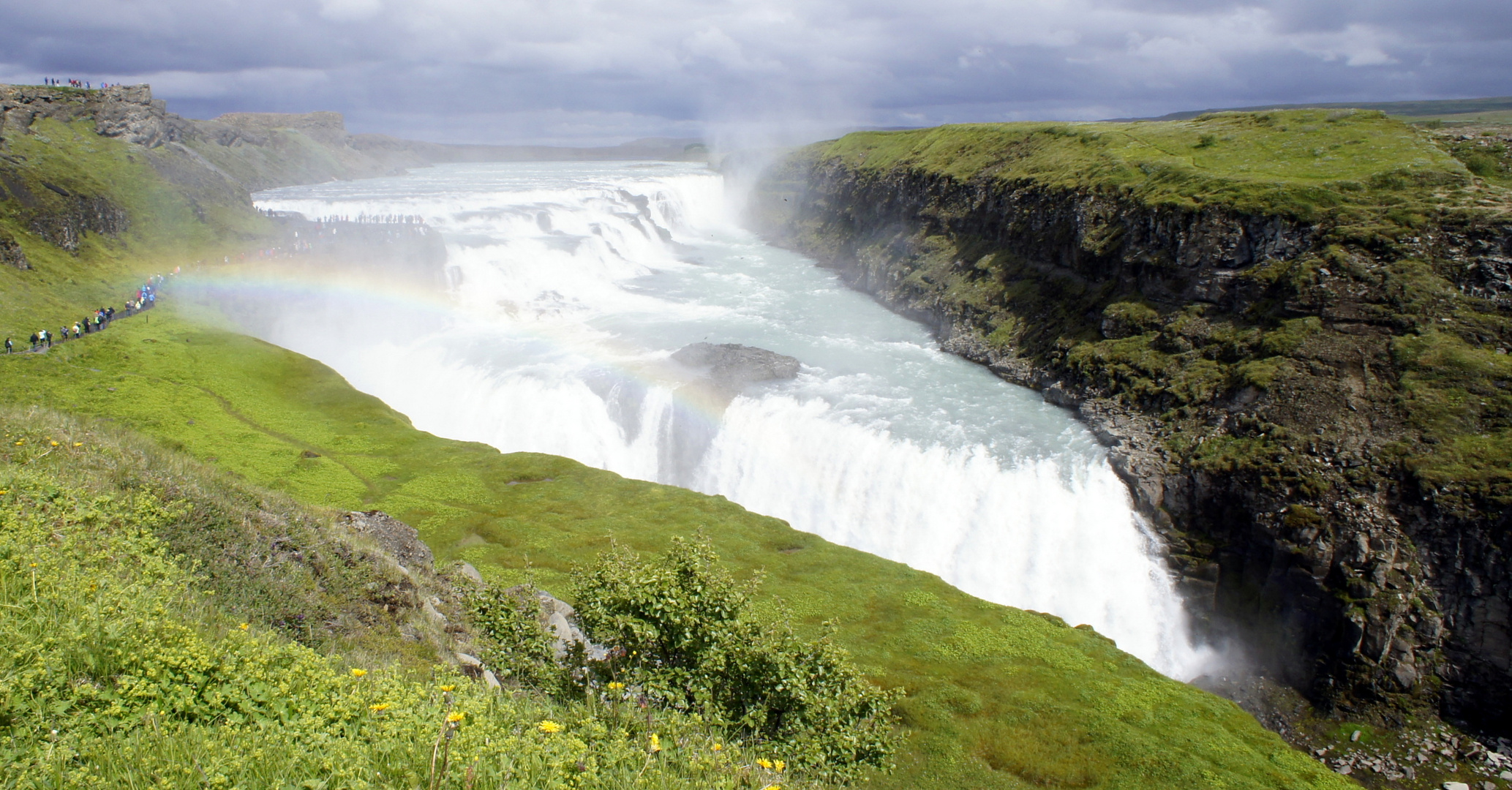 Gullfoss - Goldener Wasserfall