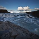 Gullfoss im Abendlicht