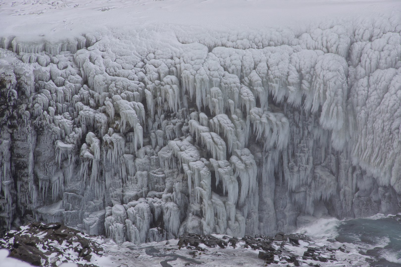 Gullfoss im Eis