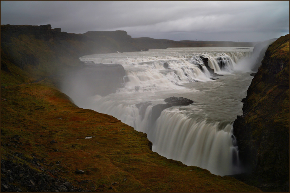 Gullfoss im Herbst