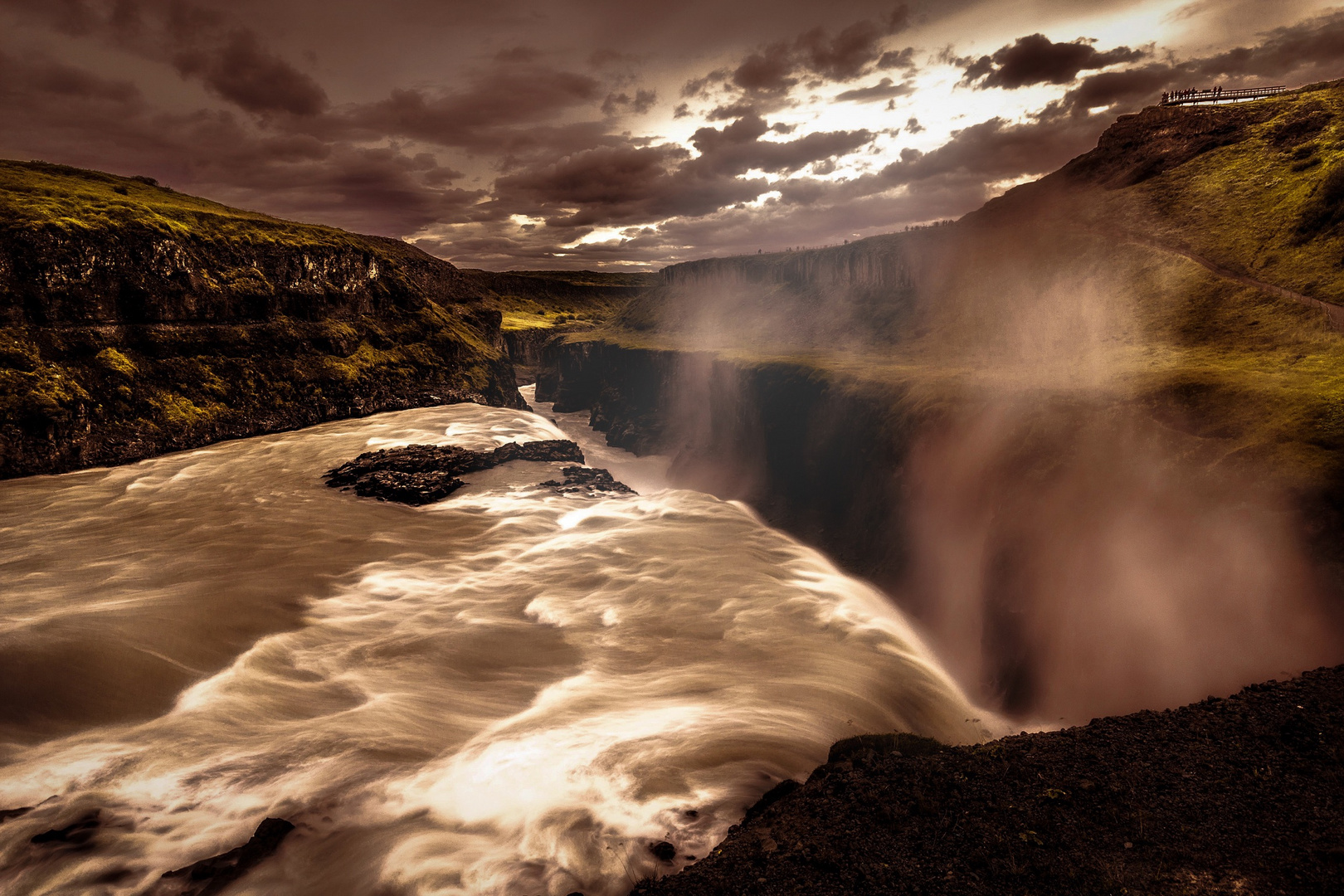 Gullfoss Island