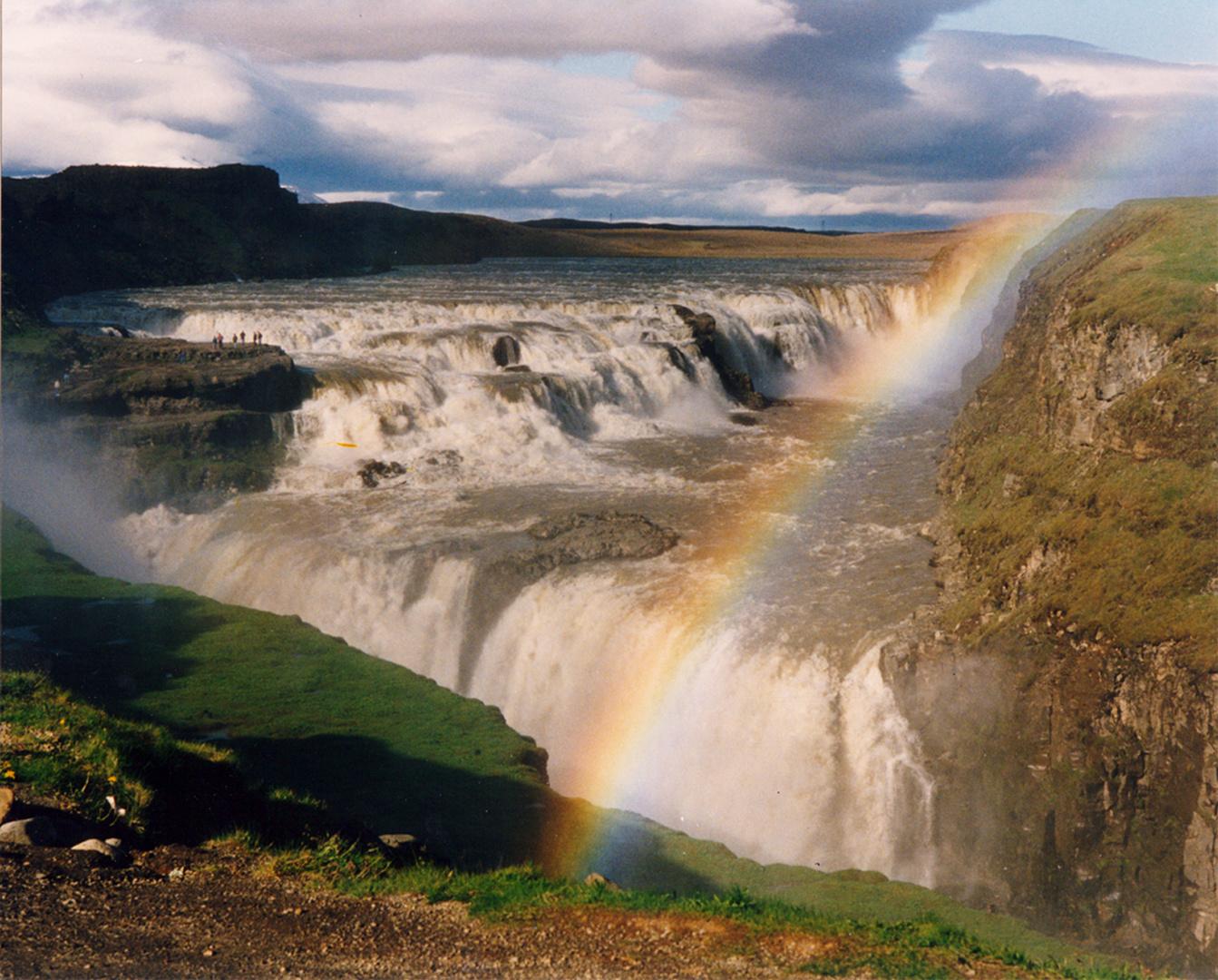 Gullfoss : magnifique chute d'eau islandaise