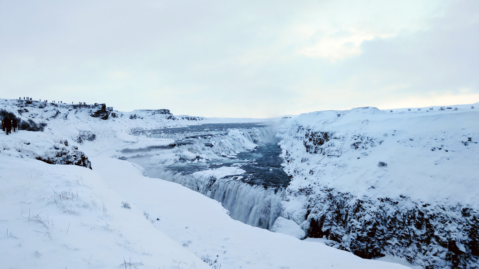 Gullfoss - ohne Schneesturm (1)