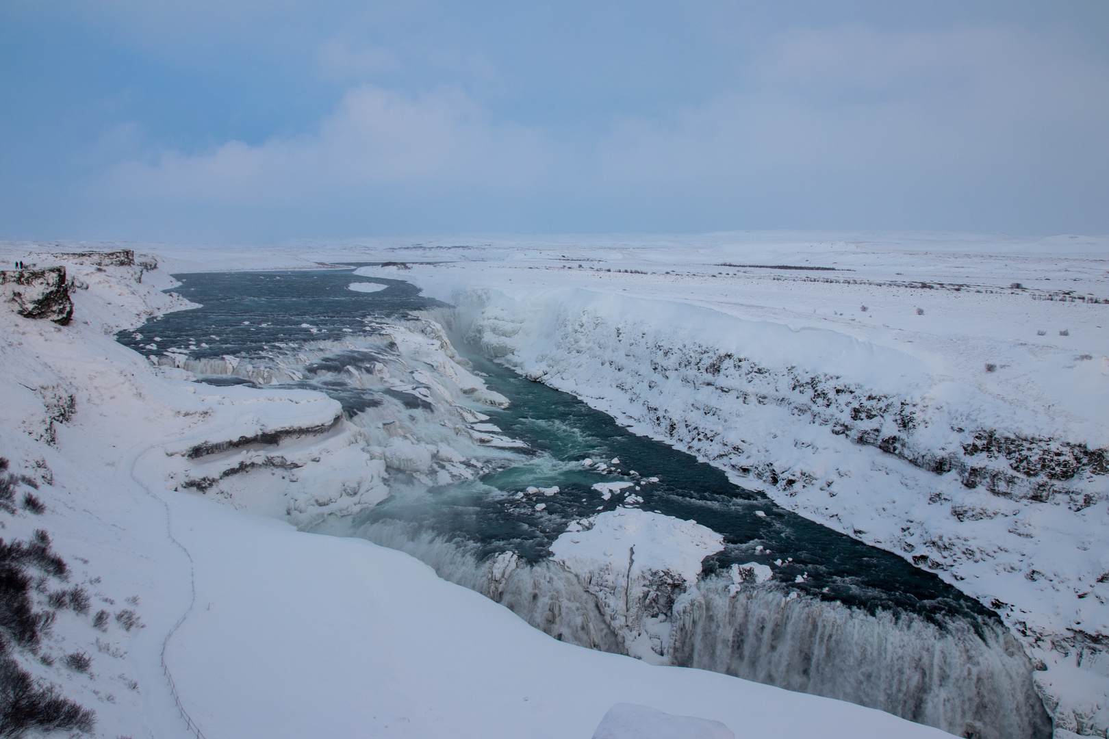 Gullfoss - ohne Schneesturm (2)