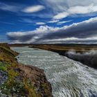 Gullfoss vor seiner ersten Fallstufe Bild 1