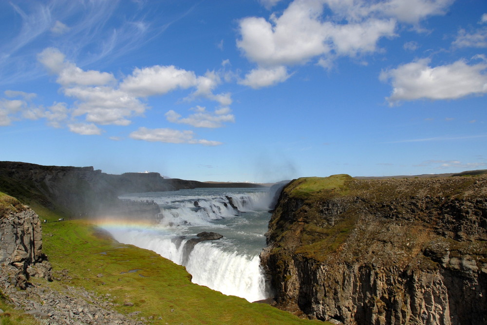 Gullfoss Wasserfall Island