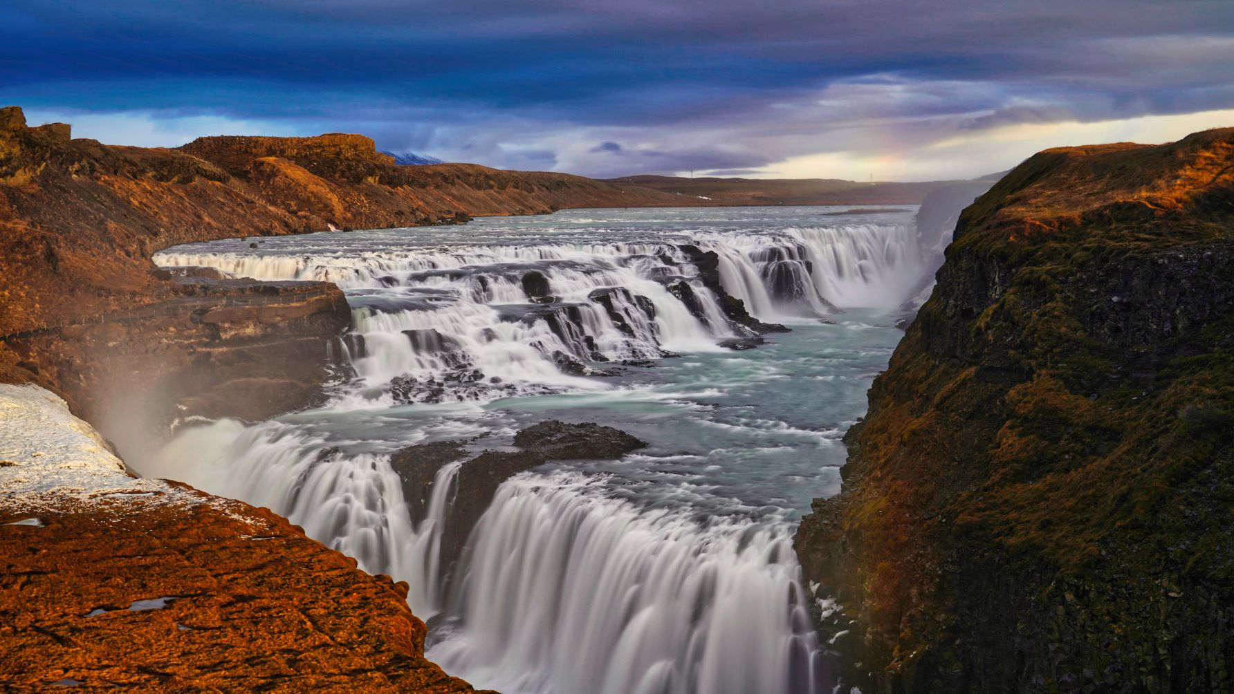 Gullfoss Wasserfall Island