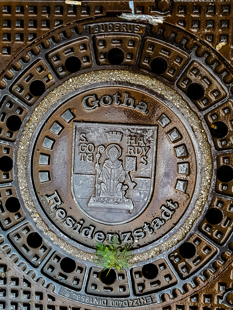 Gullideckel aus Gotha in Thüringen