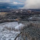 Gummersbach von oben - zur blauen Stunde