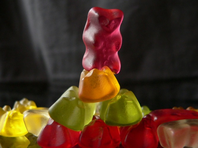 Gummipyramide