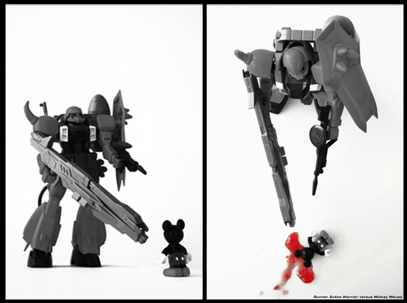 GUNNER ZUKKA WARRIOR VERSUS MICKEY MOUSE