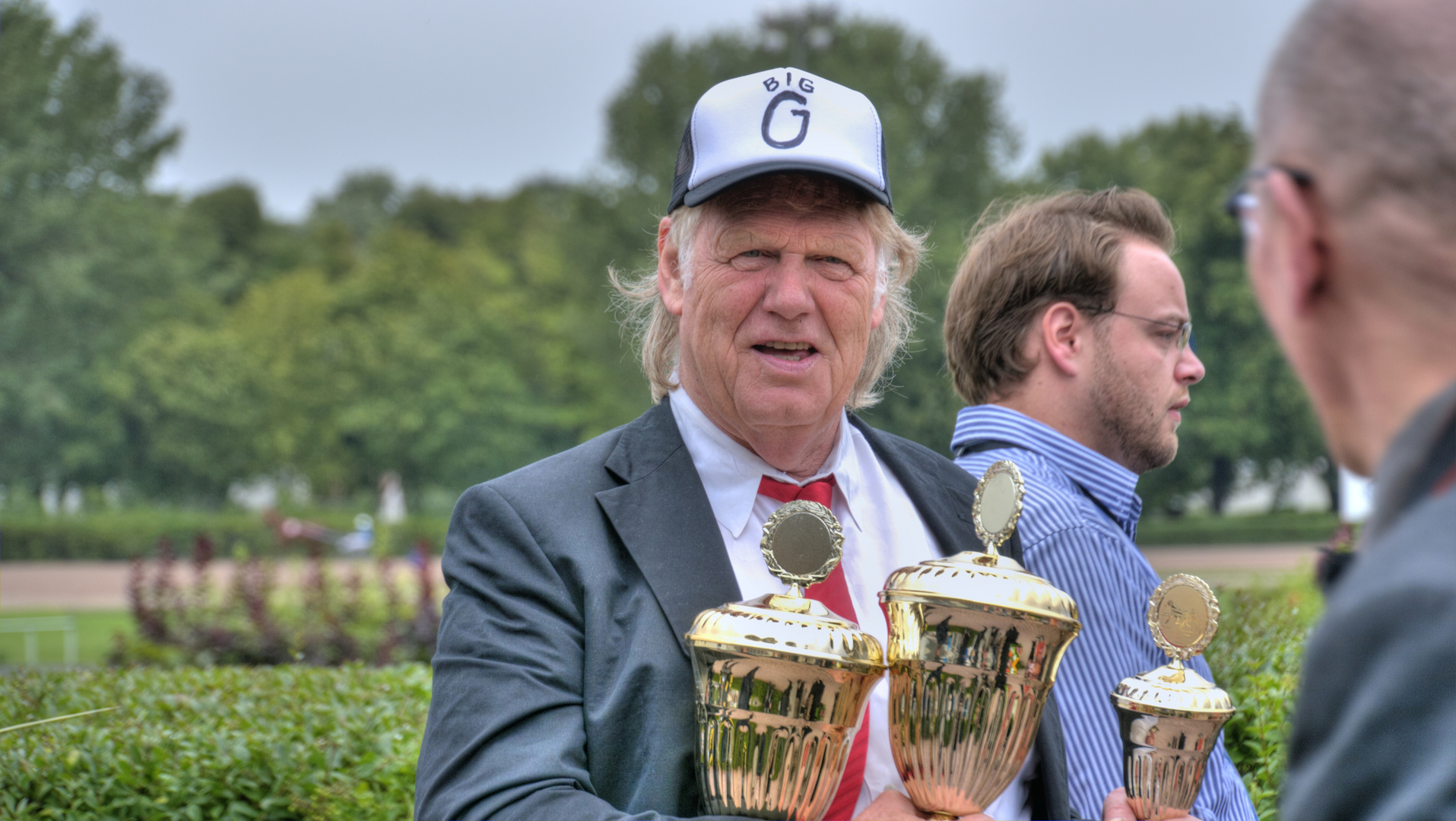 Gunter Gabriel beim Traber Derby 2011