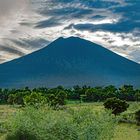 Gunung Agung volcano view
