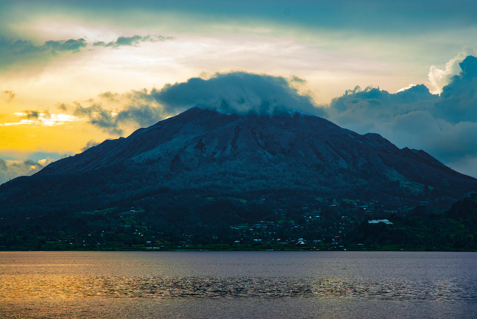 Gunung Batur at late afternoon