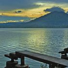 Gunung Batur in sunset light