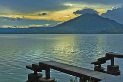 Gunung Batur in sunset light