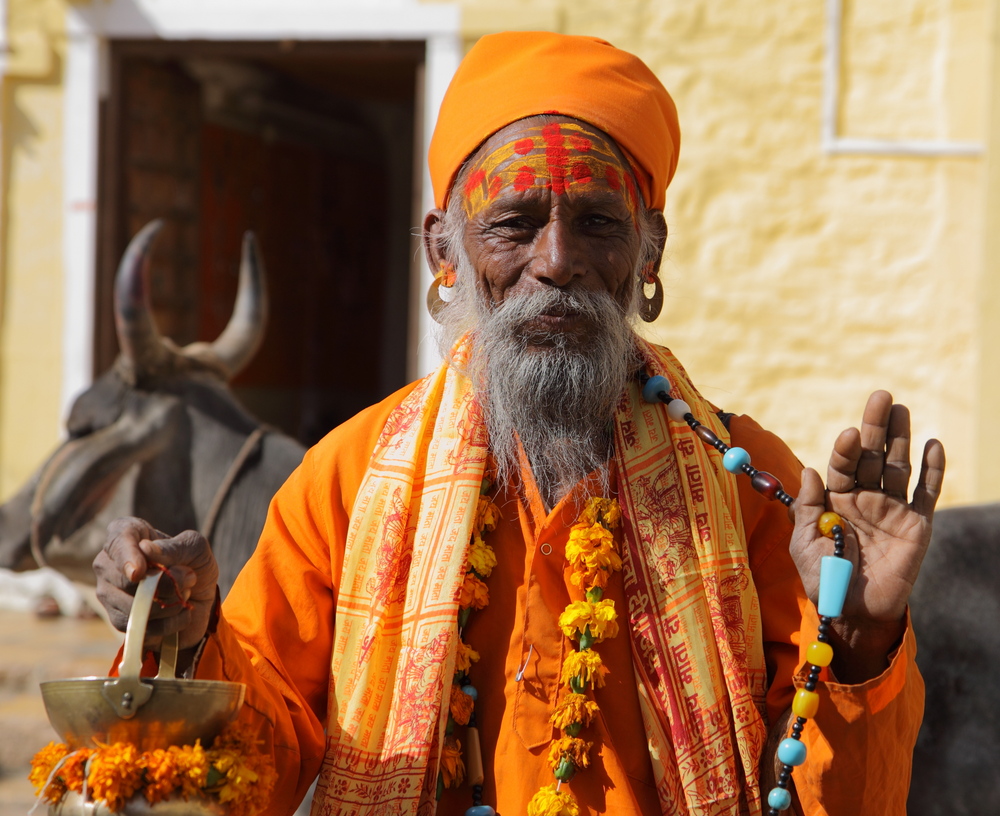 Guru in Jaisalmer, Indien