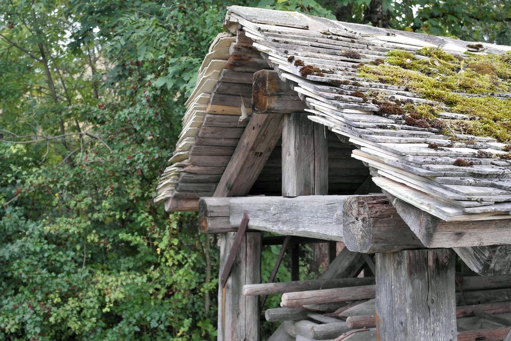 Gut bedacht mit Steinplatten