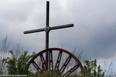 Gut besuchte Andacht auf der Halde Oberscholven