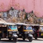 Gut bewachte Tuktuks