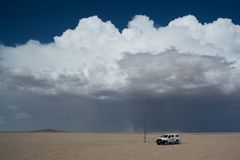 Gut, dass die Station steht - Namib-Wüste