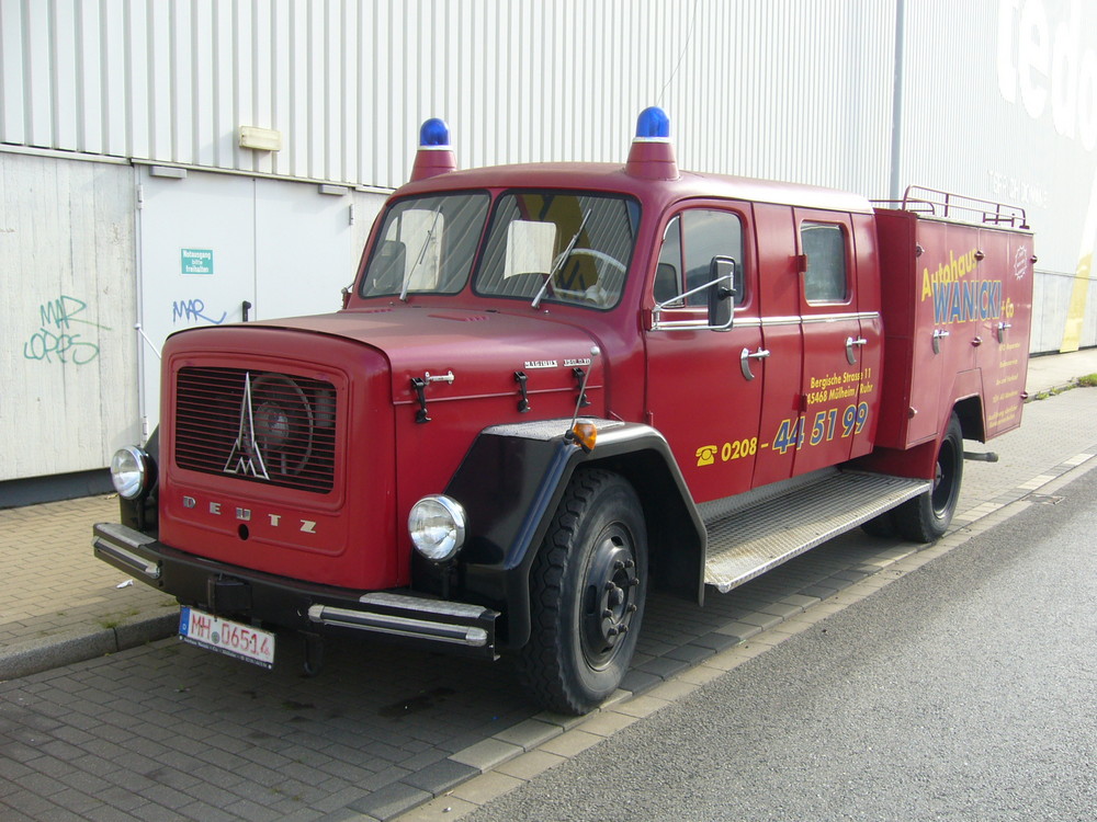 Gut erhaltener Magirus Eckhauber