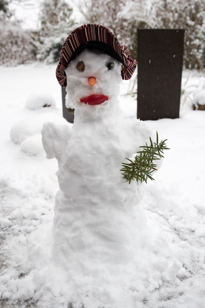 Gut gewürzter Schneemann ;-)