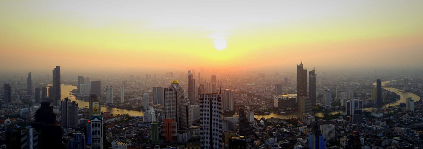 Gute Aussicht auf Bangkok...