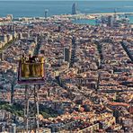 Gute Aussicht für Mutige über Barcelona