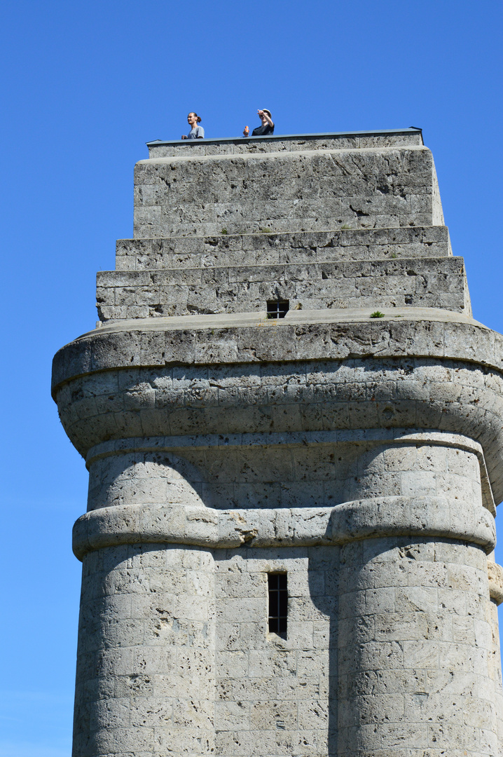 Gute Aussicht vom Bismarkturm in Steppach