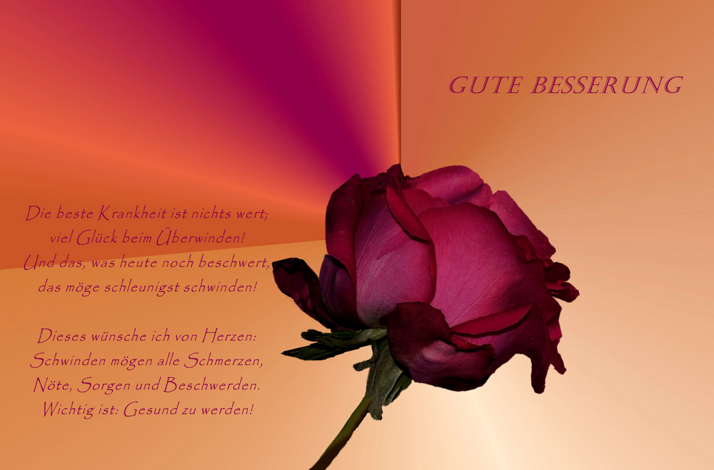 Gute Besserung&hellip;. Foto &amp; Bild karten und kalender, gute besserung, <em>glück karten</em> Bilder auf