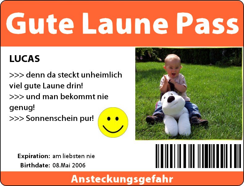 Gute Laune Pass