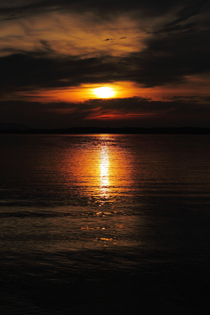 "gute Nacht am Chiemsee"