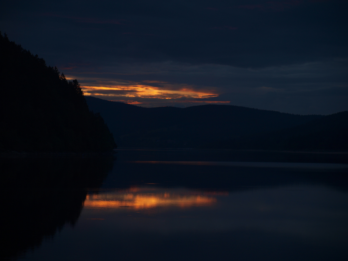 Gute Nacht am Schluchsee