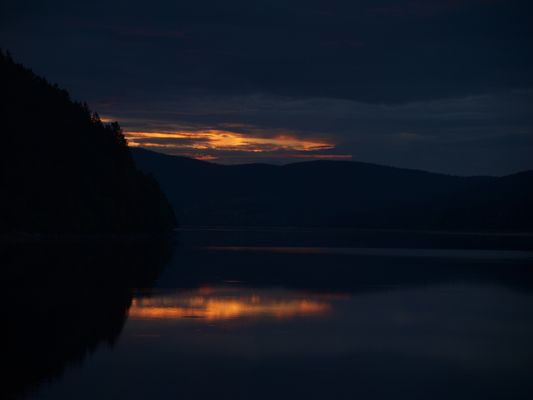 Gute Nacht am Schluchsee