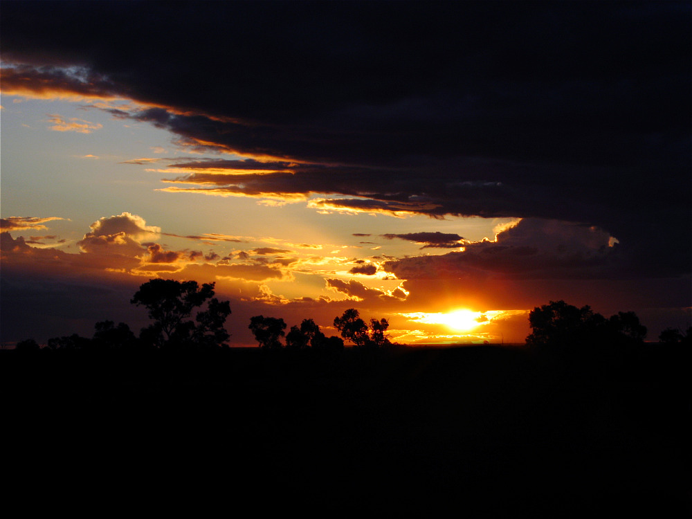 Gute Nacht im Outback