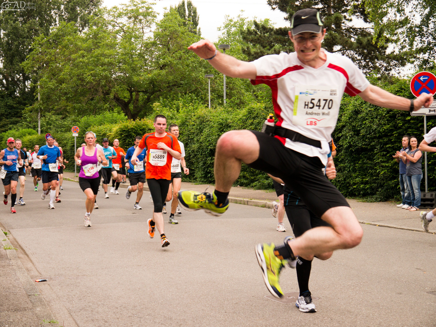 gute Stimmung beim City lauf